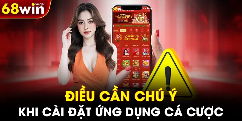 Điều cần chú ý khi cài đặt ứng dụng cá cược
