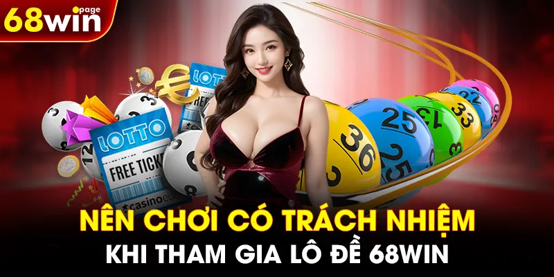 Nên chơi có trách nhiệm khi tham gia lô đề 68WIN