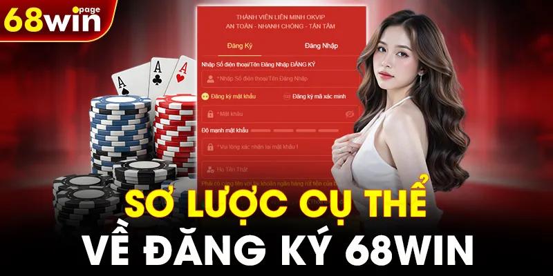 Sơ lược cụ thể về đăng ký 68WIN