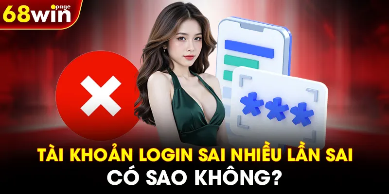 Tài khoản login sai nhiều lần sai có sao không?