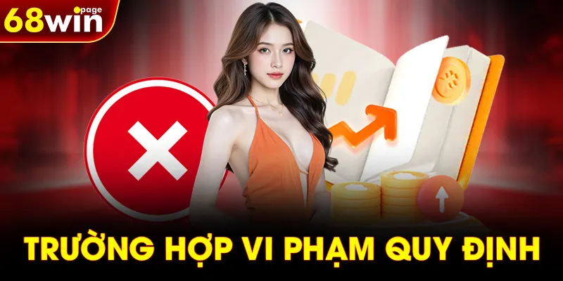 Trường hợp vi phạm quy định
