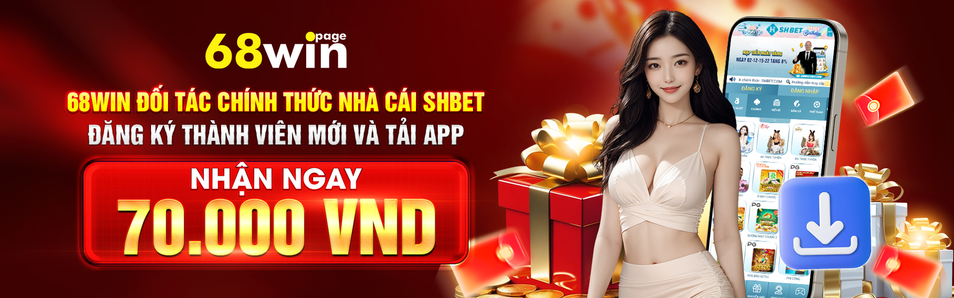 ĐĂNG KÝ THÀNH VIÊN MỚI NHẬN 70.000